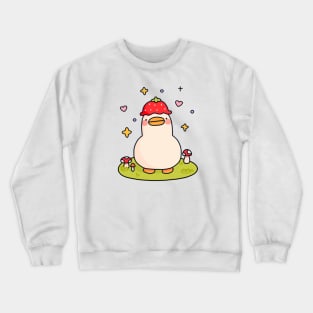 Strawberry Duck Crewneck Sweatshirt